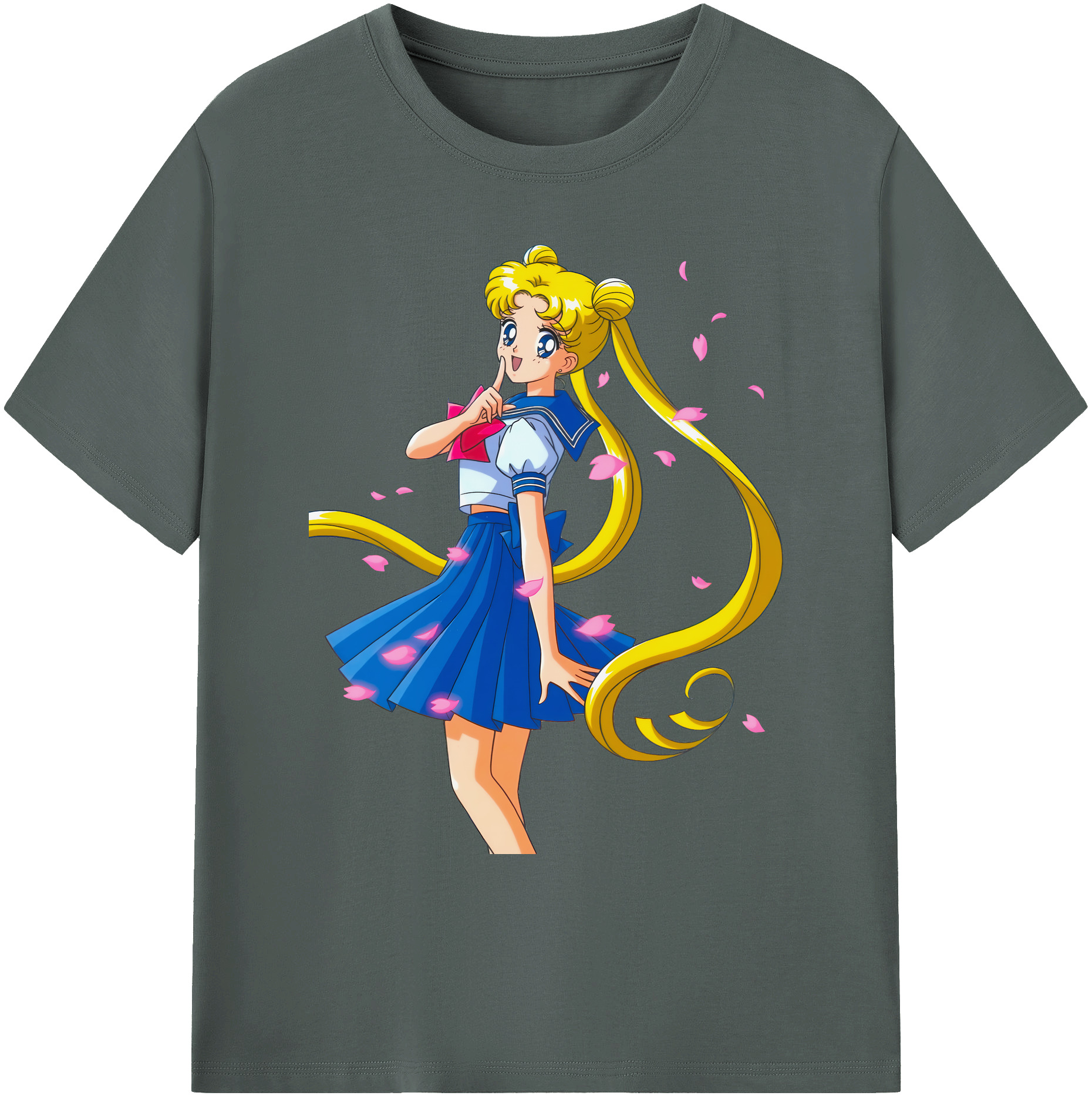 （画像用） 美少女戦士セーラームーン 愛野 美奈子 あいの みなこ Sailor Moon Aino Minako 綿100％ メンズ半袖Tシャツ｜肌触りやわらか＆通気性